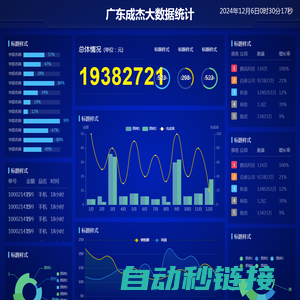 广东成杰大数据统计图表